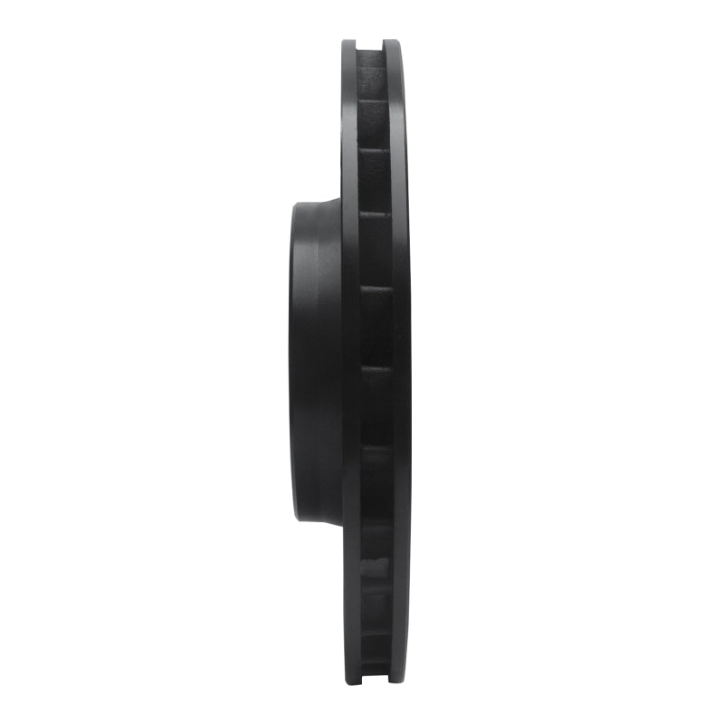 R1 Concepts eLINE Front Right Drilled & Slotted Brake Rotor - BMW M3 (E46) 2001-2006 - Black, image 3