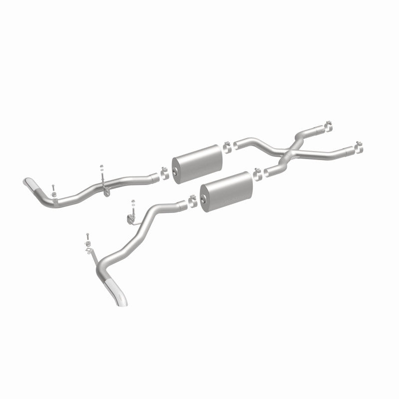 MagnaFlow Cat-Back Exhaust System for 66-67 Ford Bronco 4.7L - OneFastShop