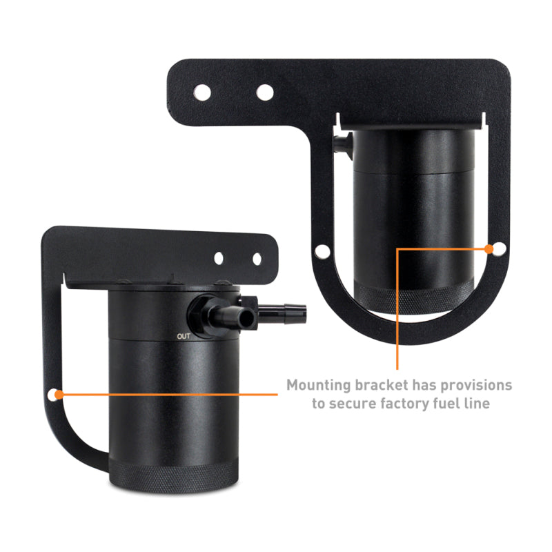 Mishimoto Baffled Oil Catch Can for 2022+ Honda Civic 1.5T PCV Side