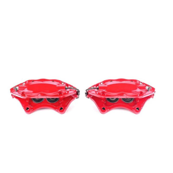 PowerStop Rear Red Calipers w/o Brackets - Pair for 05-10 Chrysler 300 SRT8 and 12-14 Chrysler 300 SRT8 - OneFastShop