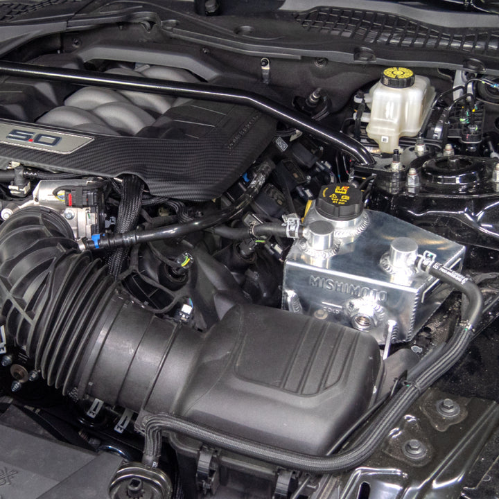 Mishimoto Coolant Expansion Tank - Polished for 2024+ Ford Mustang V8/2.3L EcoBoost - OneFastShop