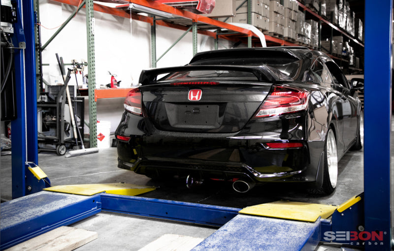 Seibon Carbon Fiber Rear Spoiler for 14-15 Honda Civic Si-Style 2 Door