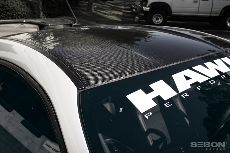 Seibon Carbon Fiber Gloss Finish Roof Cover for 12-13 Subaru BRZ/Scion FR-S - OneFastShop