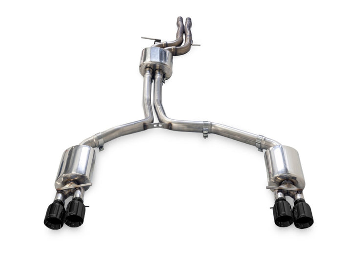 AWE Tuning Touring Edition Exhaust with Quad Outlet Diamond Black Tips - Audi C7.5 A6 3.0T