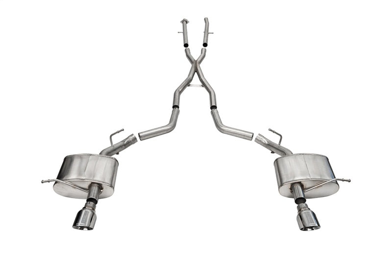 Corsa 2011-2025 Dodge Durango Xtreme 2.5in Cat-Back Dual Exit With 4.5in Tips