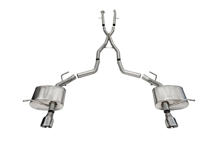 Corsa 2011-2025 Dodge Durango Xtreme 2.5in Cat-Back Dual Exit With 4.5in Tips