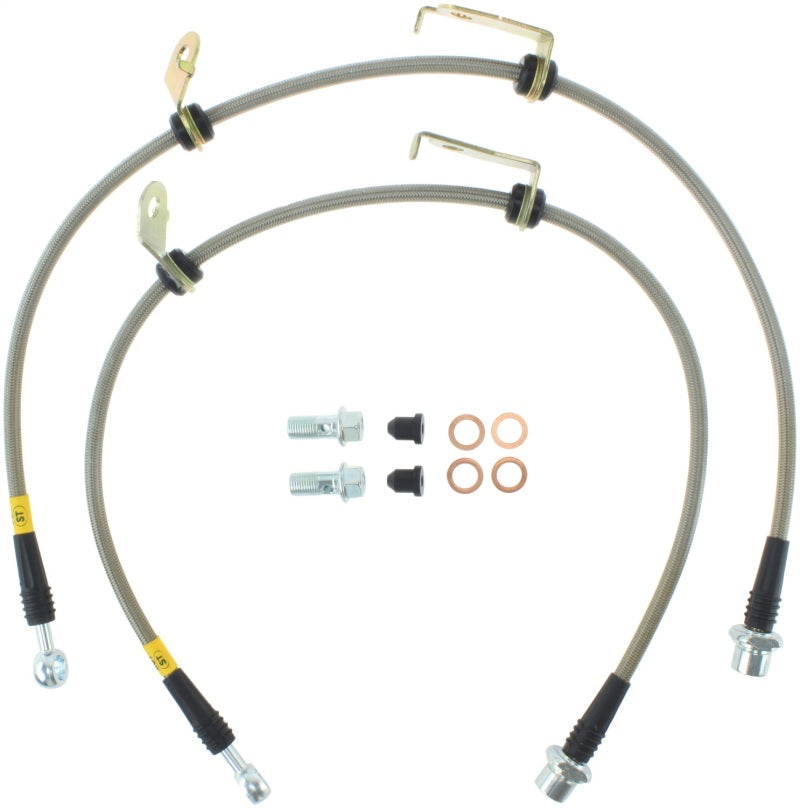 Stoptech Front Stainless Steel Brake Lines for 08+ Scion xB - OneFastShop