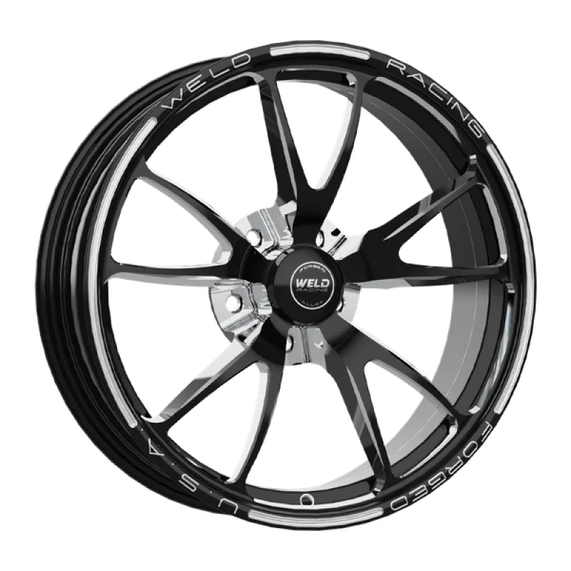 Weld Full Throttle Forged Frontrunner Wheel 15x3.5 - Strange Spindle Mount 1.75 in BS - Gloss Black Milled