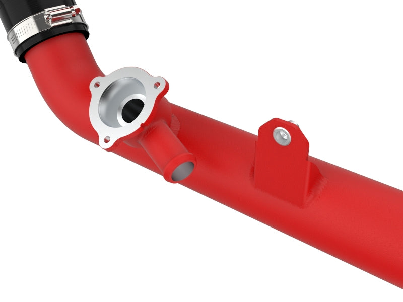 AFe BladeRunner Aluminum Charge Pipe Kit - Red for 20-23 Ford Explorer ST V6 3.0L