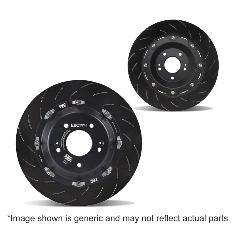 EBC SG 2-Piece Floating Rear Rotors - Chevrolet Corvette 2020-2023, image 4