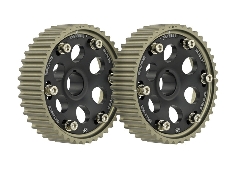 Skunk2 Pro-Series DOHC VTEC Cam Gears for Honda H22/F20B - Black (97-01 Prelude Base, Type SH, 93-96 Prelude VTEC)