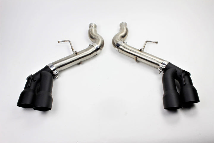 Mishimoto Race Axleback Exhaust Quad Tips 2016+ Camaro SS - OneFastShop