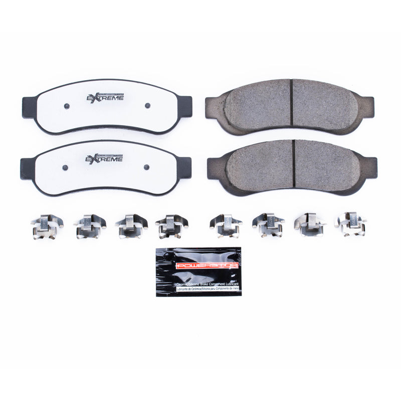PowerStop Z36 Truck & Tow Brake Pads with Hardware for 10-12 Ford F-250 Super Duty