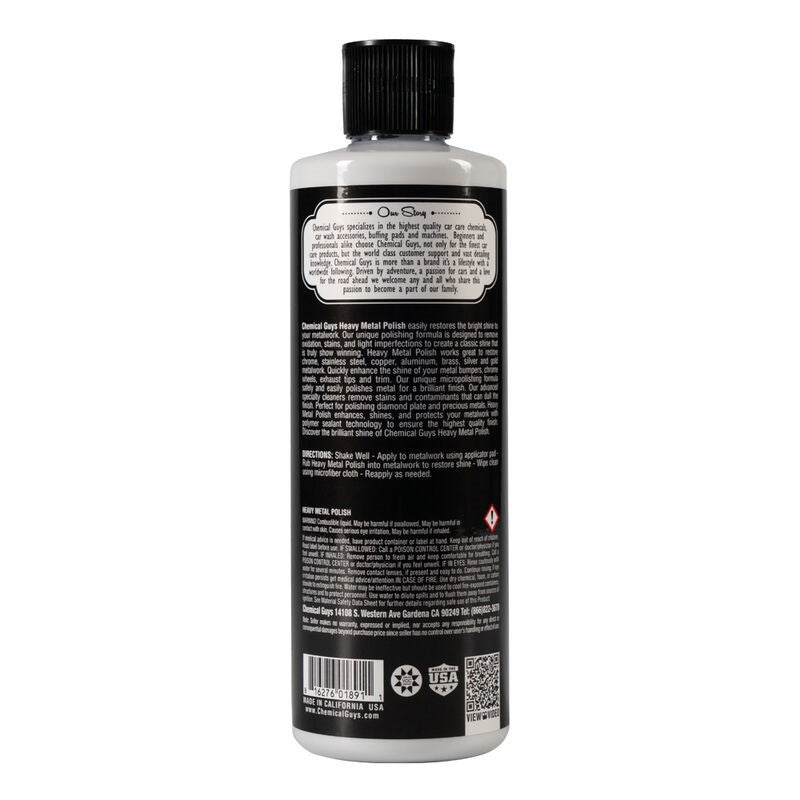 Chemical Guys Heavy Metal Polish 16oz - OneFastShop