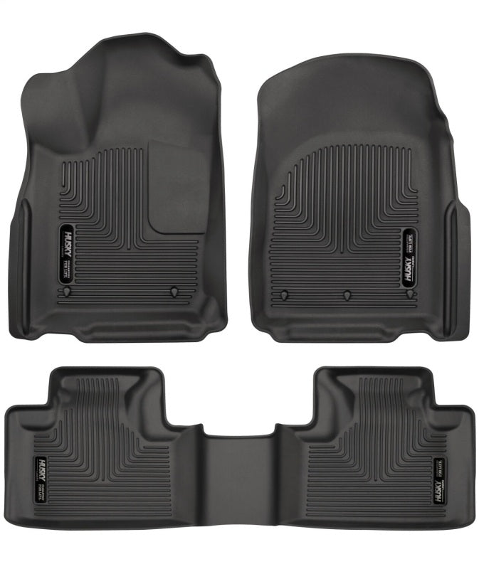 Husky Liners WeatherBeater Combo Black Floor Liners for 11-13 Dodge Durango / 11-13 Jeep Grand Cherokee - OneFastShop