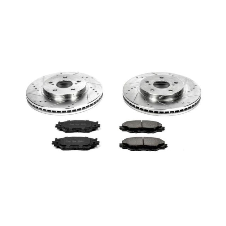 PowerStop Z23 Evolution Sport Brake Kit for 06-15 Lexus IS250 Front - OneFastShop