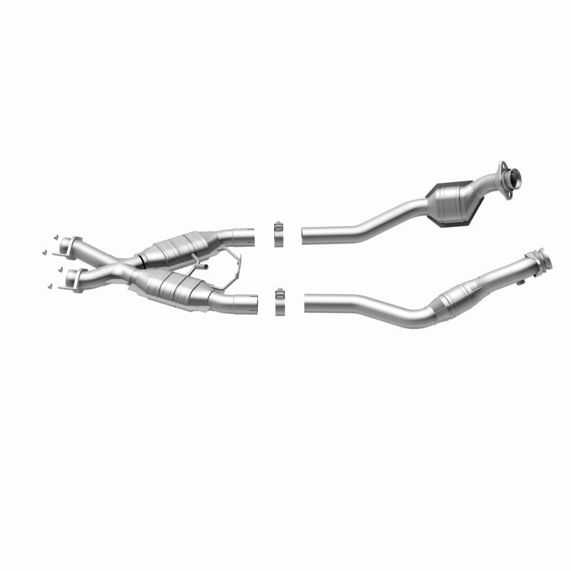 Magnaflow Conv DF Mustang X-Pipe 94-95 Street Direct-Fit for 1994-1995 Ford Mustang GT GTS SVT Cobra