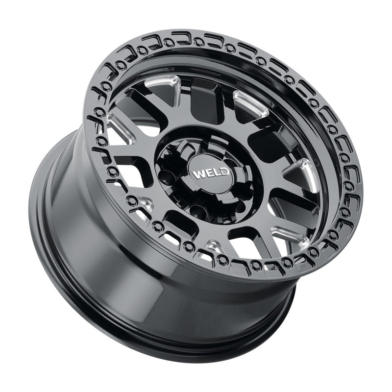Weld Off-Road W105 Cinch Wheel 17x9.0 for 6x135/6x139.7 ET-12 BS4.50 Gloss Black MIL (106.1) - OneFastShop