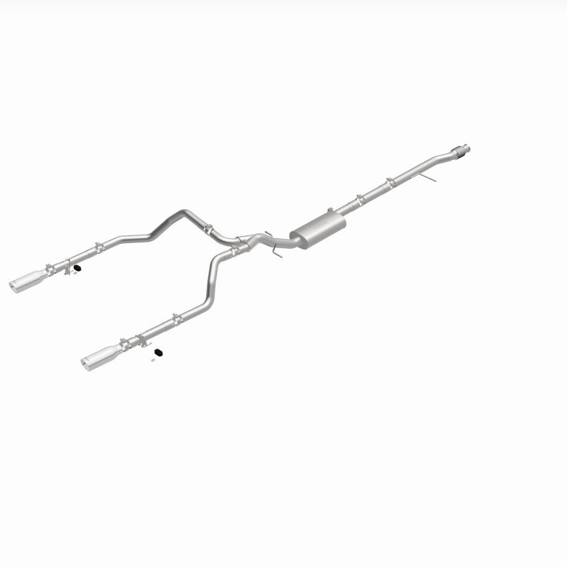 Magnaflow Street Series Dual Exit Exhaust for 2019-2024 Chevy Silverado 1500 V8 5.3L/V6 4.3 with Polished Tips - OneFastShop