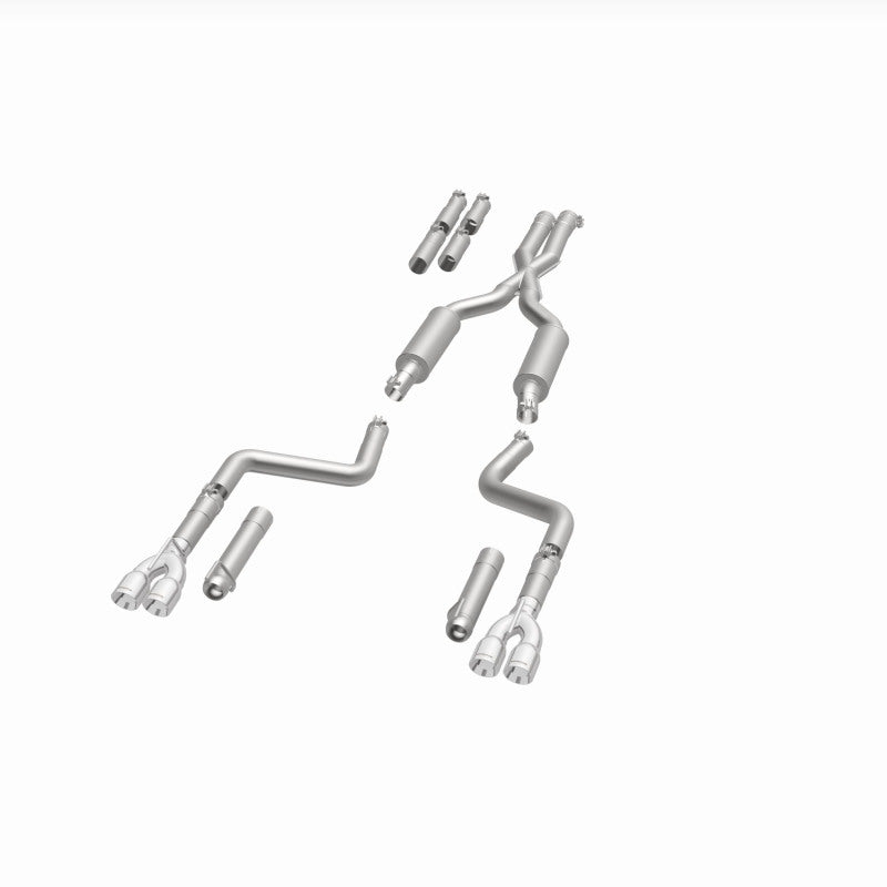 MagnaFlow Cat-Back Exhaust System with 3in Quad Tips - 2017+ Dodge Challenger - OneFastShop
