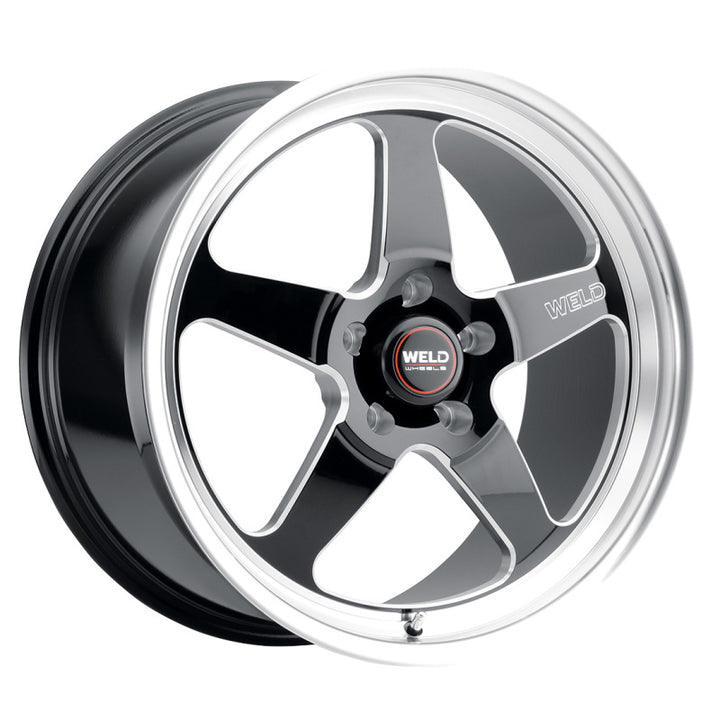 Weld S104 Ventura 17X11 Wheel 5X127 ET-44 BS4.25 Gloss Black MIL Dia 78.1 (78.1) - OneFastShop