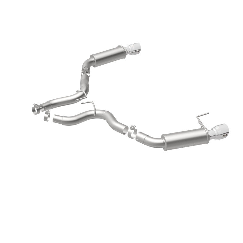 Magnaflow Axle Back Exhaust, SS, 3in, Dual Split 4.5in Tip for 2015-2017 Ford Mustang GT V8 5.0 - OneFastShop