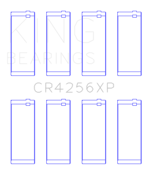 King Engine Bearings Performance Rod Bearing Set - Size STD for 03-05 Dodge Neon SRT4 2.4L