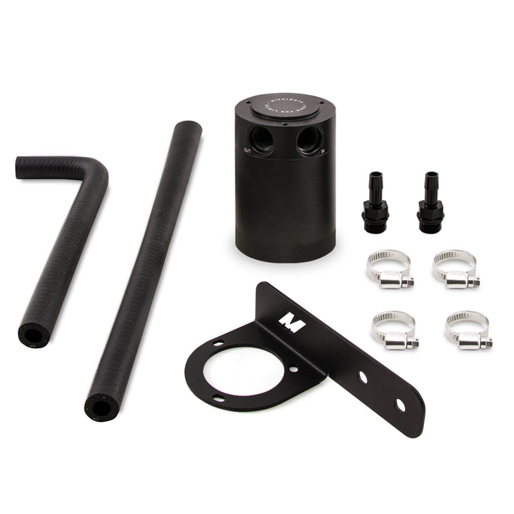Mishimoto Baffled Oil Catch Can Kit for 2016+ Honda Civic 1.5L Turbo - Black