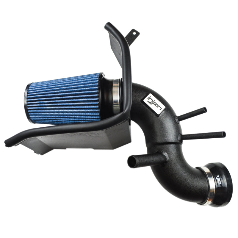 Injen SP Short Ram Intake - Kia SuperNano Web Filter Stinger 2.0L Turbo 2018-2020 - Wrinkle Black