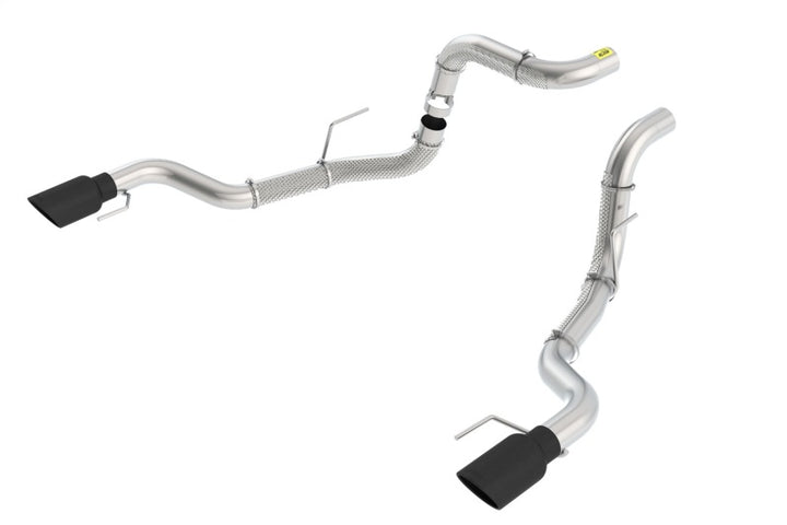 Borla Tailpipe Assembly with Black Tips for 2017 Ford Raptor 3.5L AT RWD