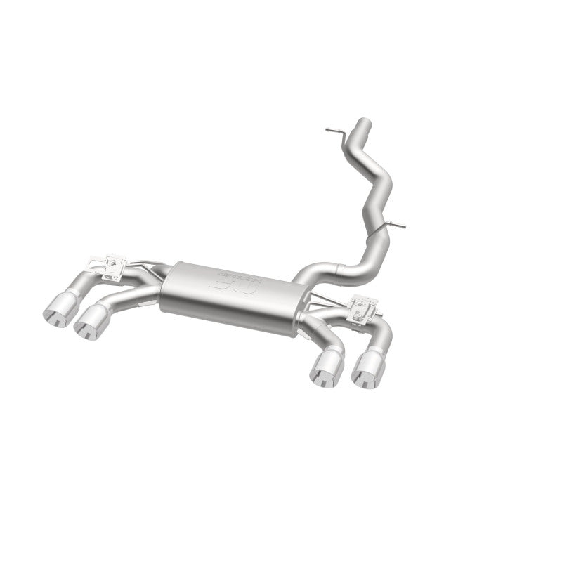 MagnaFlow Exhaust System for 2015-2017 VW Golf R - Polished SS Quad Tips