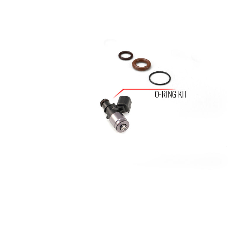 Injector Dynamics Injector Seal Service Kit - 11mm Top O-Ring, WRX-16B Bottom Adapter