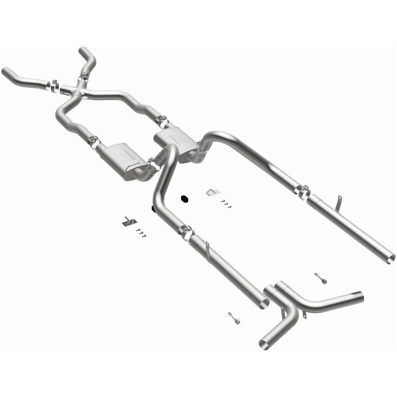 Magnaflow Performance Exhaust System C/B 3inch 55-57 Chevy Bel Air V8 - OneFastShop