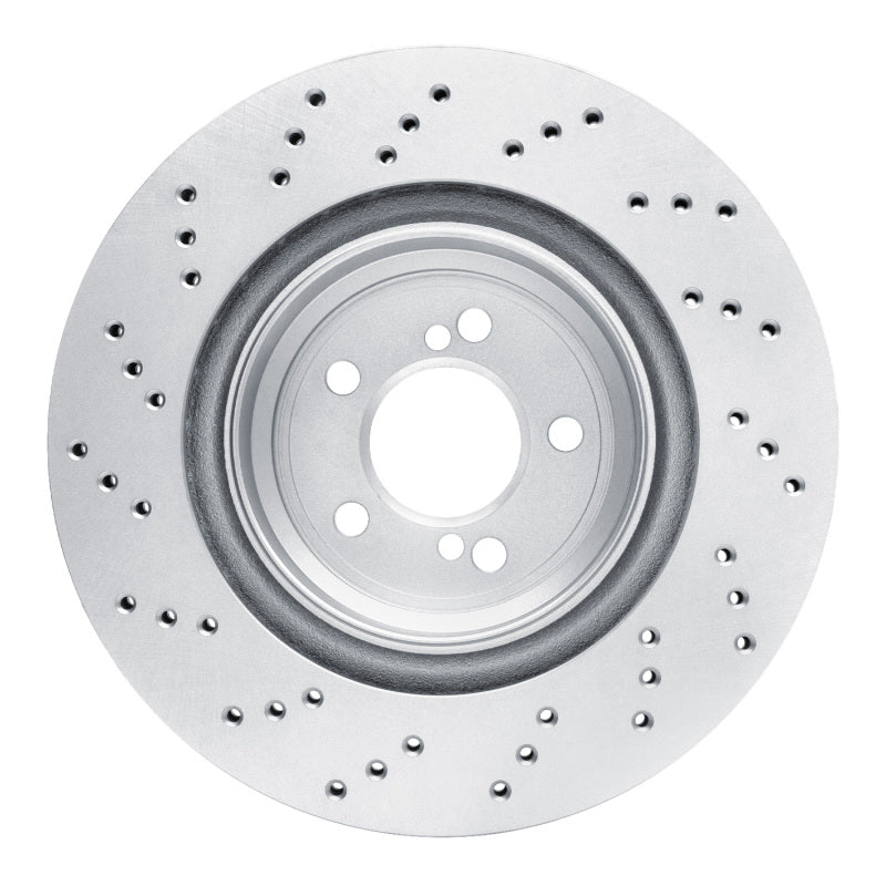 DFC Rear Right Drilled Brake Rotor - BMW M2 / M3 / M4 2015-2020 - GeoSpec Coated, image 2