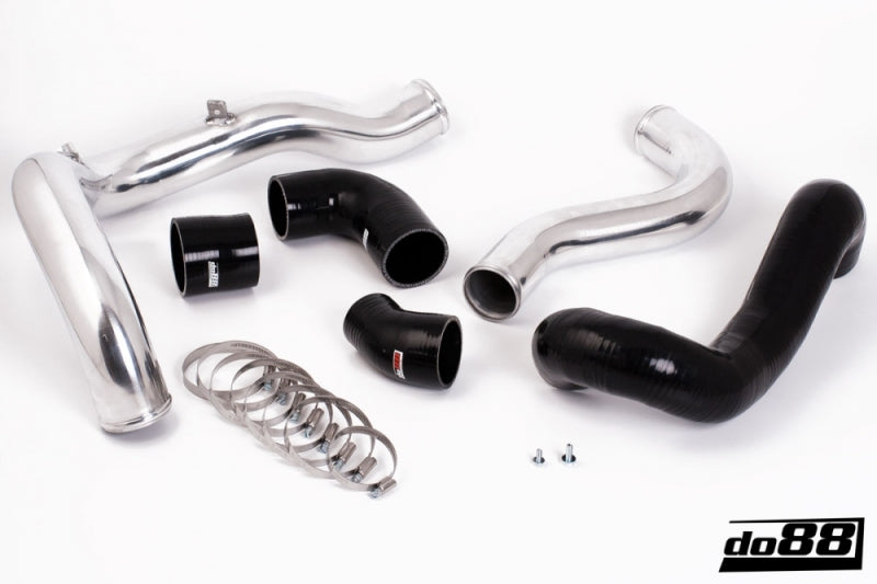 do88 Charge Pipe Kit - Saab 9-3 2.8T V6 (B285) 2006-2011 - Black Hoses