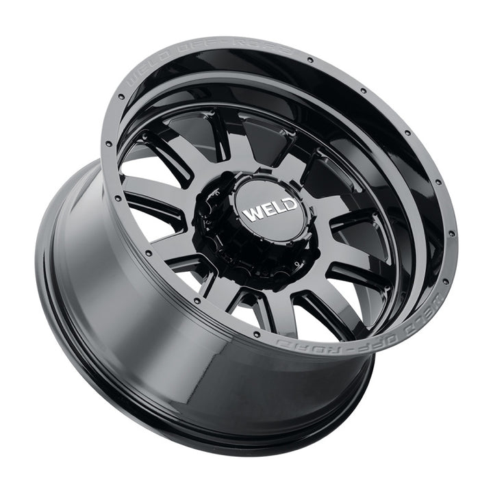Weld Off-Road W168 20X10 Stealth Wheel – 8X170 Bolt Pattern ET-18 BS4.75 Gloss Black (125.1)