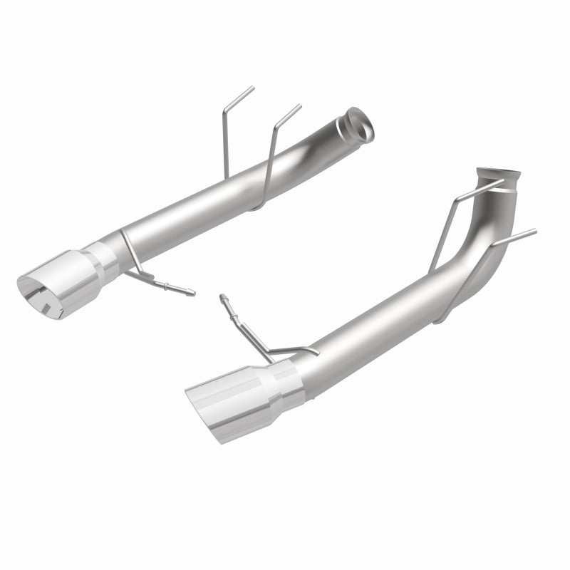 Magnaflow Dual Split Rear Exit Stainless Axle-Back Cat Back Exhaust Competition for 2013-2014 Ford Mustang GT Boss 302 - OneFastShop
