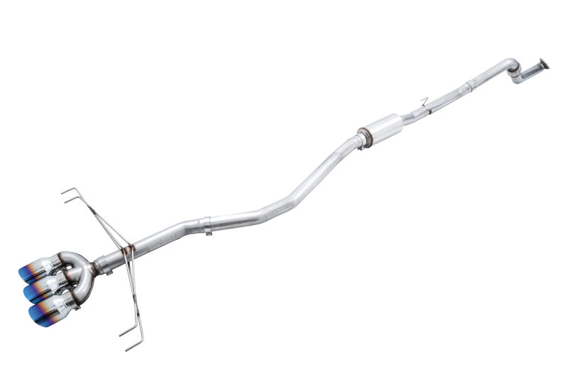 AWE Track Edition Cat-Back Exhaust - Honda Civic Type R (FK8) 2017-2021 - Triple Vapor Blue Tips