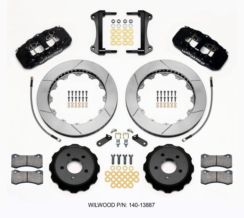 Wilwood AERO6 15.00in Front Big Brake Kit - Ford Mustang 2015-2023 with Lines
