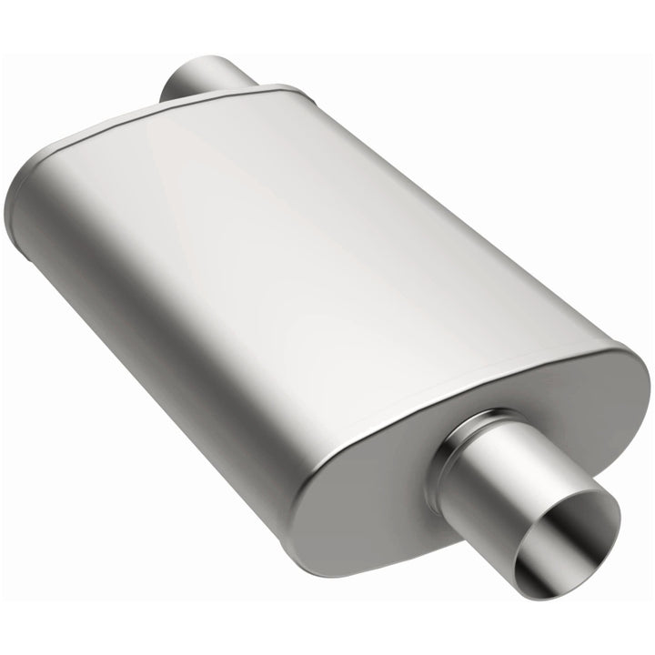 MagnaFlow Performance Exhaust Muffler - Stainless Steel 14X4X9 2.5 O/C - Fits Chevy S10, GMC Sonoma, Toyota Tacoma