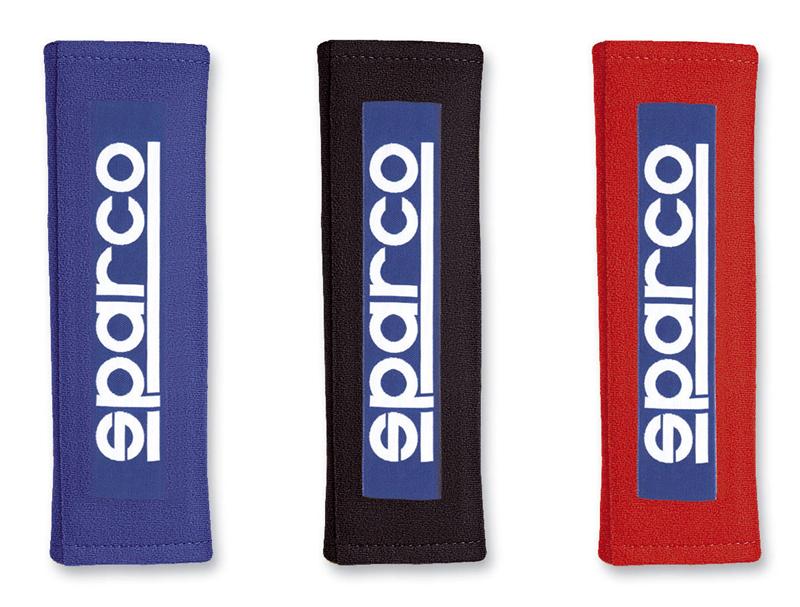 Sparco 3in Racing Harness Belt Pads - Red - Pair
