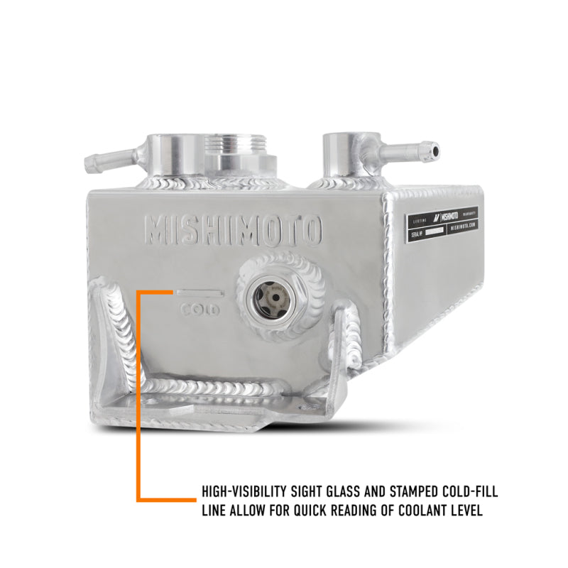 Mishimoto Coolant Expansion Tank - Polished for 2024+ Ford Mustang V8/2.3L EcoBoost - OneFastShop