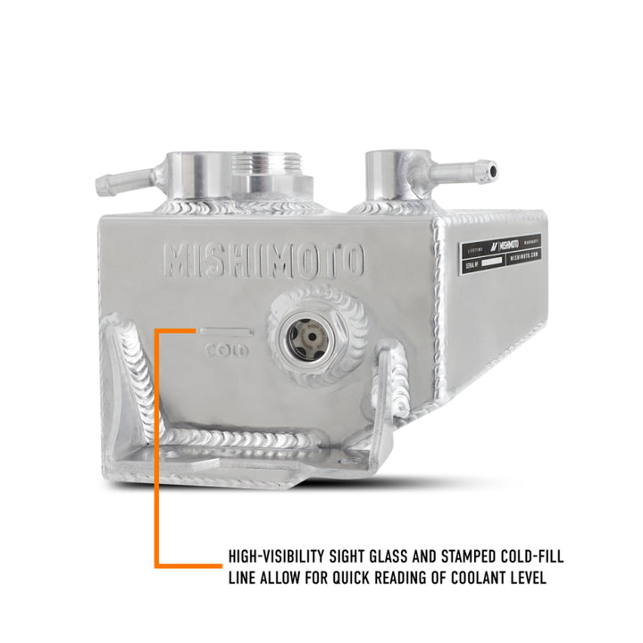 Mishimoto Coolant Expansion Tank - Polished for 2024+ Ford Mustang V8/2.3L EcoBoost - OneFastShop