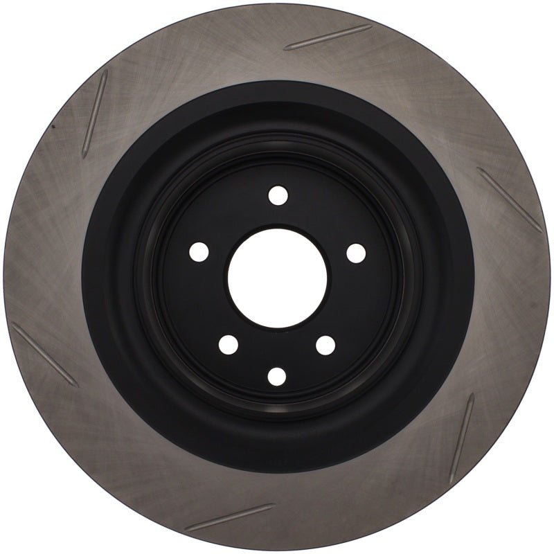 StopTech Power Slot Slotted Rear Left Rotor for Nissan 370Z, Infiniti G37 - OneFastShop
