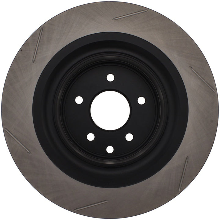 StopTech Power Slot Slotted Rear Left Rotor for Nissan 370Z, Infiniti G37 - OneFastShop