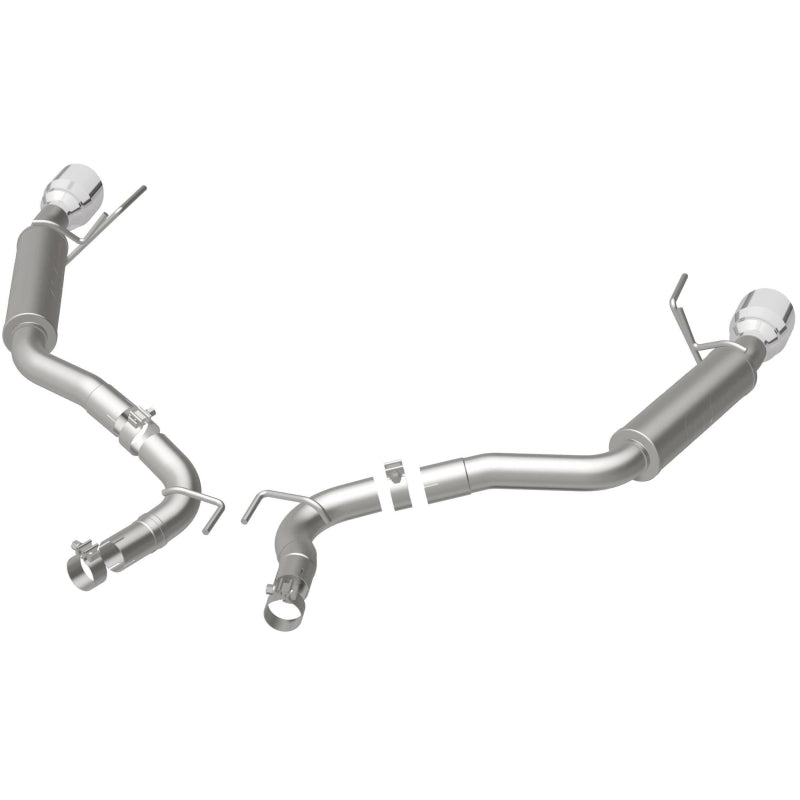 Magnaflow Axle Back Exhaust System SS 2.5in Competition Dual Split Polish 4.5in Tip 2015-2023 Ford Mustang EcoBoost - OneFastShop