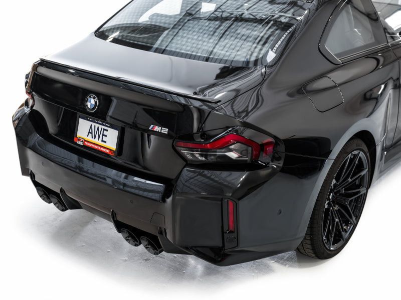 AWE Tuning SwitchPath Edition Exhaust - Diamond Black Tips for 23-24 BMW G87 M2 - OneFastShop