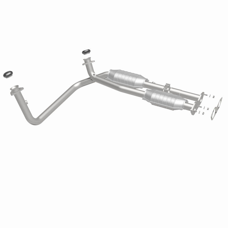 MagnaFlow Catalytic Converter DF Dual Outlet for GM Truck/SUV 96 - OneFastShop