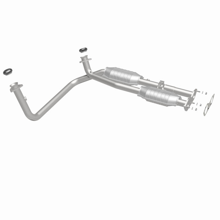 MagnaFlow Catalytic Converter DF Dual Outlet for GM Truck/SUV 96 - OneFastShop