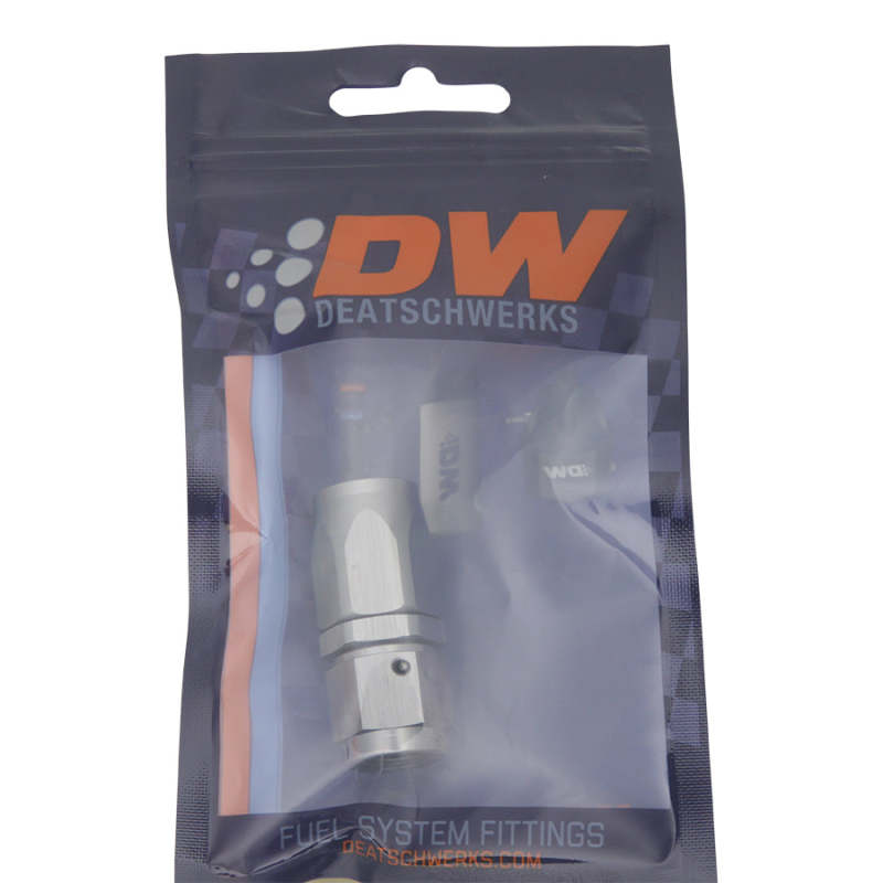 DeatschWerks 6AN Female Swivel Straight Hose End CPE for Fuel Systems